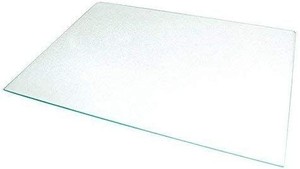lot 17457 image: Frigidaire Compatible Crisper Glass Replacement - Refrigerator Pan Cover Insert - ShelfShelvesDrawer Parts - Pan Frame Insert 24 x 15.5 - By Impresa Products