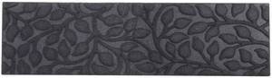 lot 17460 image: Comme Rug Door Mat Stair Treads with Rubber Backing,Non-Slip,Indoor Outdoor Step treads,Floral Grey Pattern,8.5 x 30,6 Piece