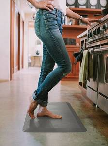 lot 17461 image: Anti Fatigue Comfort Floor Mat By Sky Mats -Commercial Grade Quality Perfect for Standup Desks, Kitchens, and Garages - Relieves Foot, Knee, and Back Pain