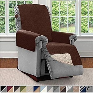 lot 17471 image: The Original Sofa Shield Reversible Recliner Protector (chocobeige)