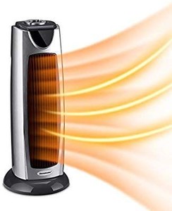 lot 17477 image: Homeleader Tower Heater, Portable Oscillating Electric Heater, Ceramic