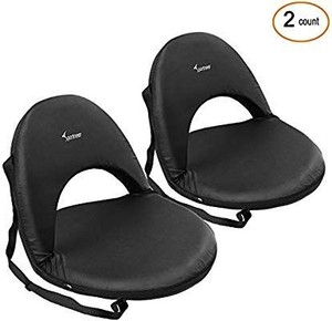 lot 17478 image: Reclining Cushion Chair with Carry Strap, 2 Pack