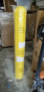 lot 17479 image: Eagle 1730 HDPE 6 BumperBollard Post Sleeve, Yellow, 7.875 OD, 56 Height