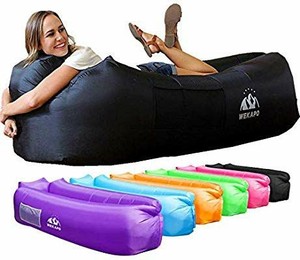 lot 17503 image: Inflatable Lounger Air Sofa Hammock-Portable,Water Proof& Anti-Air Leaking Design-Ideal Couch for Backyard Lakeside Beach Traveling Camping Picnics & Music Festivals