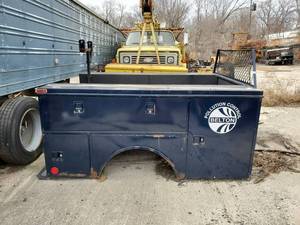 lot 20349 image: Truck Bed with Tool Boxes on Side
