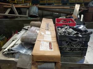 lot 2268 image: 2 Cases of Thermal Flex Strip Curtains and Cooler Hardware Lot