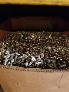 lot 2294 image: Bin Full of Assorted Fasteners  Bin Not Included