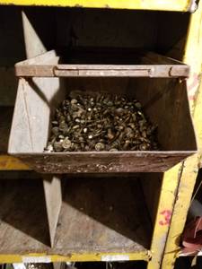 lot 2304 image: Bin Full of Screws  Bin Not Included