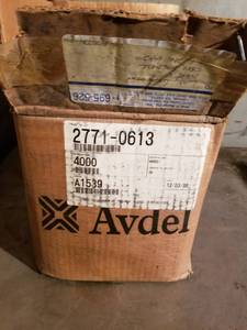lot 2331 image: Case of Avdel 2771-0613 All Steel Protruding Head Rivets