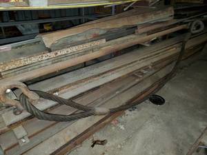 lot 2378 image: Steel Eye and Eye 1 Diameter Wire Rope Sling
