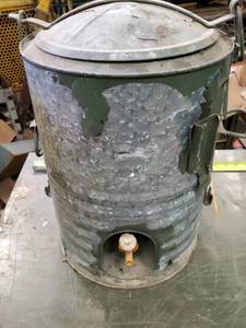 lot 2394 image: Vintage Military Water Dispenser