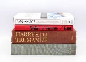 lot 3490 image: (4) Book Lot - The Death of a President, Harry S. Truman, Soldier of Fortune and Pan Am 103