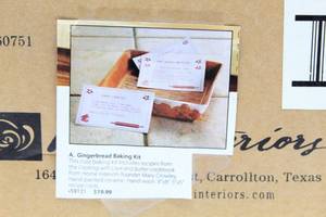 lot 3604 image: Gingerbread Baking Pan Kit (new and sealed in the box)