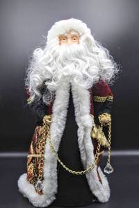 lot 3791 image: 19 Christmas Tree Topper Old Time European Santa