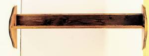 lot 3708 image: Solid Wood Shelf 35.5W