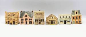 lot 3639 image: (6) Made in England for Keller Charles Miniature Houses and Stores