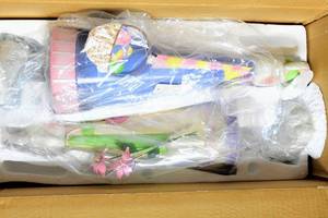 lot 3702 image: Pair of 20 Tall Dancing Metal Easter Bunnies - Still New in the Box