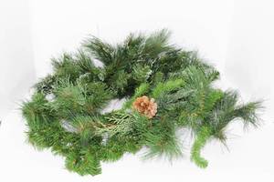 lot 3756 image: 2 Pine Swags - Beautiful as they are or would be great for decorating to match your Holiday Decor