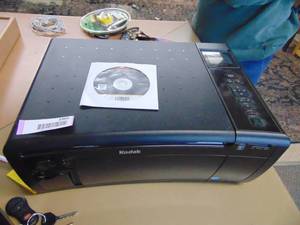 lot 2301 image: Kodak ESP5250 all in one PrinterScannerCopier - Power Cord attached - powers up