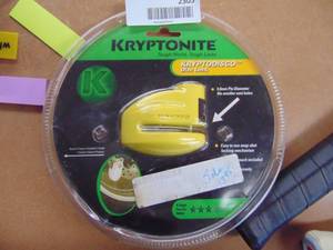 lot 2305 image: Kryptonite Motorcycle Disc Brake Lock