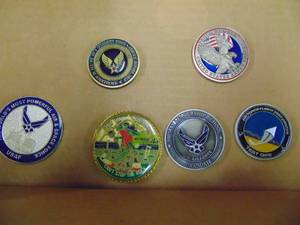 lot 2314 image: Service Award and Air Force Tokens
