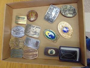 lot 2337 image: 14 Belt Buckles