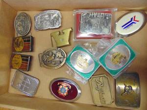 lot 2338 image: 14 Belt Buckles