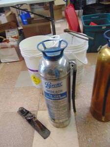 lot 2365 image: Pyrene 2.5 gallon Soda Acid Fire Extinguisher