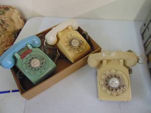 lot 2384 image: 3 Rotary Phones