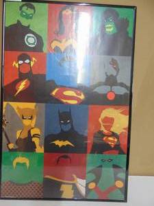lot 2397 image: Marvel Comics Figures - Poster