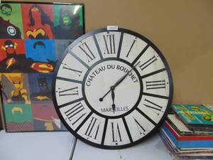 lot 2401 image: 30 Diameter Clock
