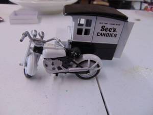 lot 2407 image: Sees Candies - Motorcycle Die Cast