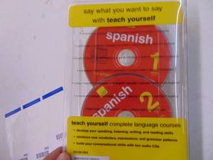 lot 2430 image: Learn Spanish CDs