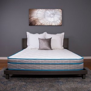 lot 4583 image: Dreamfoam Bedding Doze 9 Eurotop Mattress-Medium Comfort, Short Queen, Made in The USA