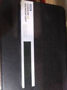 lot 5443 image: NICREW ClassicLED Gen 2 Aquarium Light, Dimmable LED Fish Tank Light with 2-Channel Control, White and Blue LEDs, High Output, Size 30 to 36 Inch, 25 Watts