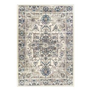lot 5467 image: Maples Rugs Distressed Tapestry Vintage Kitchen Rugs Non Skid Accent Area Floor Mat Made in USA, 18 x 210, Neutral