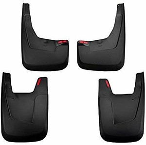 lot 5511 image: Tecoom Mud Flaps Splash Guards for 2019 Ram 1500 wo OEM Fender Flares Front and Rear Black Set of 4 ABS Molded