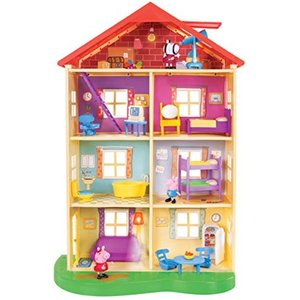lot 5521 image: Peppa Pig Lights & Sounds Family Home Feature Playset