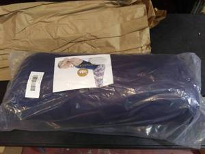 lot 5551 image: Lotuscrafts Yoga Bolster for Yin Yoga Rectangular - Kapok Filling - Washable Cover Organic Cotton - Yoga Bolster Cushion for Restorative Yoga - Pilates Cushion - Yoga Pillow (Large 28 x 12 x 8)