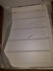 lot 35271 image: Honey-Can-Do DRY-04446 Small Wall-Mounted Drying Rack, White