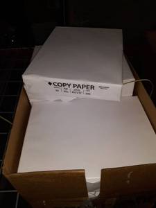 lot 35282 image: 500 Sheet Copy Paper E-4.The Box Contain 10 bundle of 500 Sheet copy paper