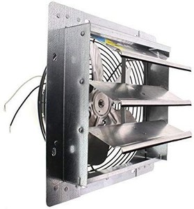 lot 35284 image: Fantech 2SHE1871 Series 18 Shutter Mount Exhaust Fan
