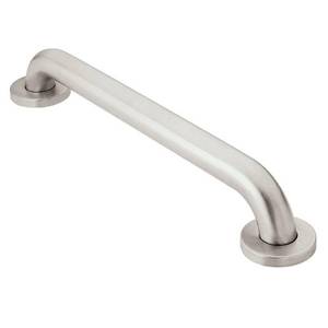 lot 35338 image: Moen R8918 Home Care 18-Inch Concealed Screw Bath Safety Bathroom Grab Bar, Stainless