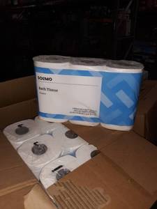 lot 35350 image: Standard Solimo 2-ply Toilet Paper, 350 Sheets Per Roll, 6 Count