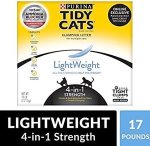 lot 35362 image: Purina Tidy Cats Lightweight 4-in-1 Strenght Clumping Cat Litter