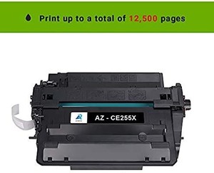 lot 35363 image: Aztech Compatible Toner Cartridge Replacement for HP CE255X 55X CE255A 55A (Black, 2-Packs)