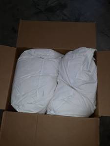 lot 35366 image: Sunflower Hometex USA Sunflower EDB-30 Hybrid Euro Square Cotton Pillow, Set of 2, 30 x 30