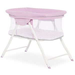 lot 35375 image: Dream On Me Poppy Traveler Portable Bassinet in Purple and Pink
