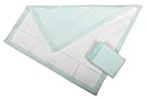 lot 35392 image: Medline Heavy Absorbency Underpads, 36 x 36 Quilted Fluff and Polymer Disposable Underpad, 50 Per Case, Great Protection as Bed Pads and Pee Pads