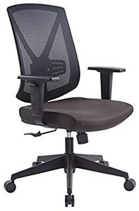 lot 35396 image: Black Swivel Chair with Arms